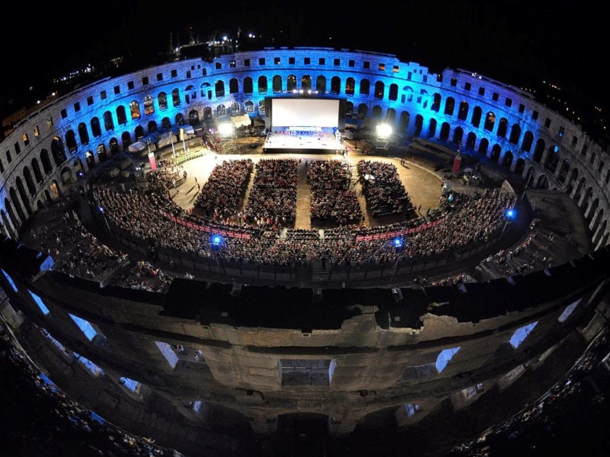 Konzertz im Amphitheater in Pula