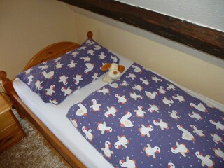 Schlafzimmer mit Einzelbett