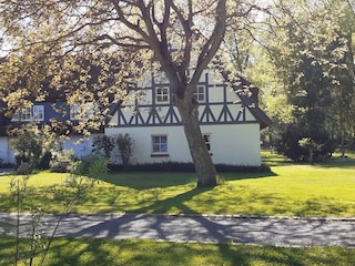 Blick auf Ostseite des Hauses