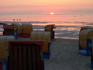 Abenddämmerung am Strand