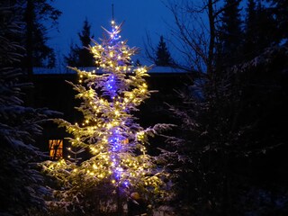 Adventsabend in Festbeleuchtung