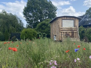 Unsere Gartensauna ... auch für Gäste