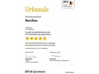 DTV Klassifizierungsurkunde