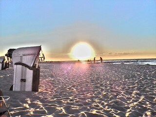Sonnenuntergang am Strand