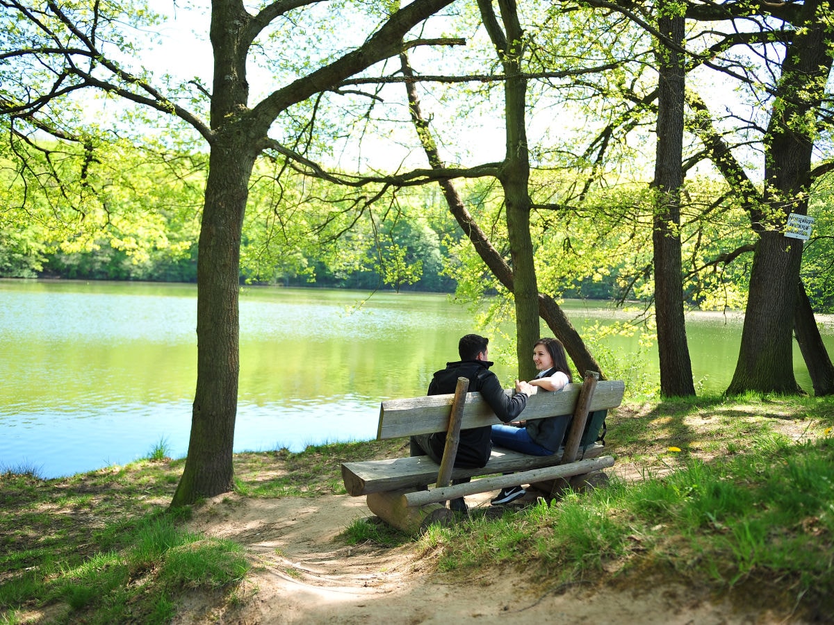 Idyllischer Platz am See "Bernshäuser Kutte"