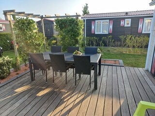 Teras and garden
