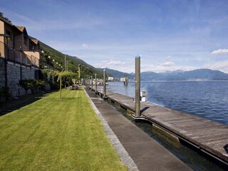 Ca. 250 m lange Gartenanlage mit Seezugang