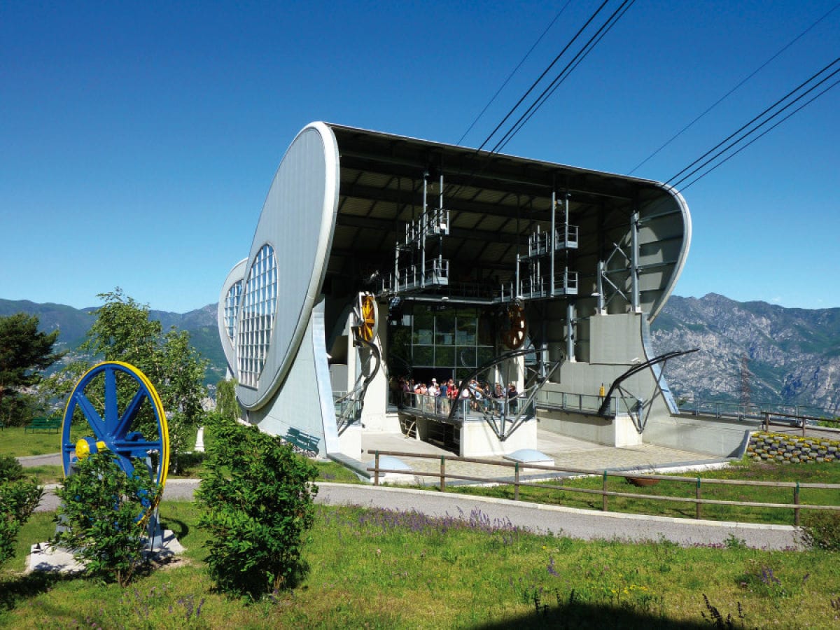 Seilbahn in Malcesine zum Monte Baldo