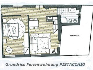 Vakantieappartement Malcesine Grondplan 6