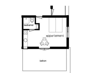 Apartamento Bergen aan Zee Plano de planta 21
