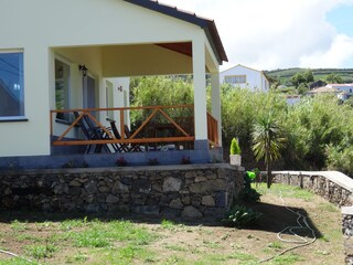 Blick auf die Terrasse