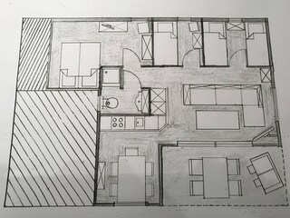 Aufteilung Ferienhaus