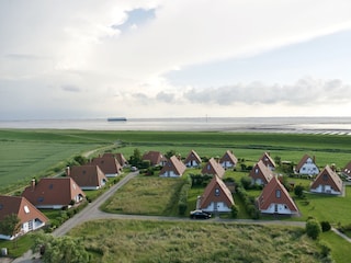 Ferienhaus direkt am Deich