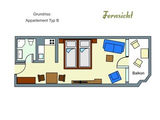 Haus Fernsicht Typ B Grundriss