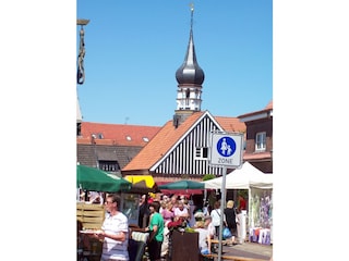 Kleine Fußgängerzone in Hooksiel