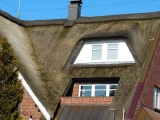 Wohnung im reetdeckten Haus