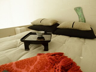 Futon mattress and tatami
