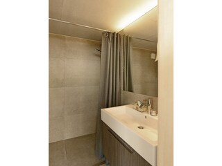 Large Shower with indirect Light