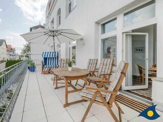 Balkon mit Meerblick