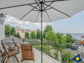 Balkon mit Meerblick