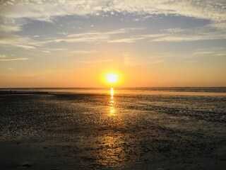 Sonnenuntergang am Strand
