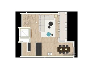 Vakantieappartement Sellin Grondplan 20