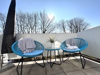 Sonnenbalkon  DG uneinsehbar im DG