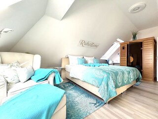 Master Bedroom mit Infrarosauna