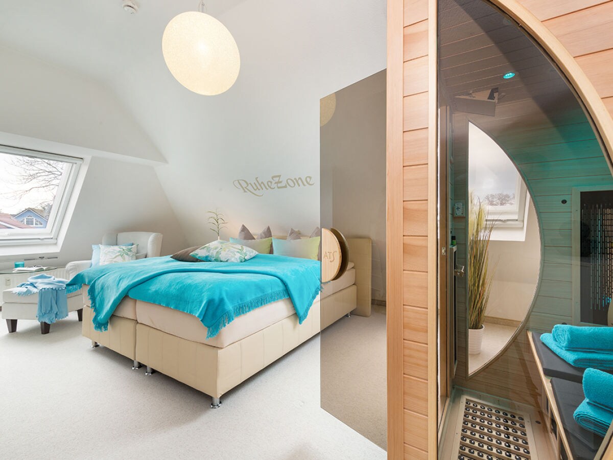 Ferienwohnung marina del mar zingst, fischland darss zingst ... Boxspringbett susanne
