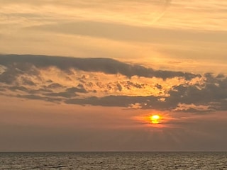 Sonnenuntergang vom Balkon aus