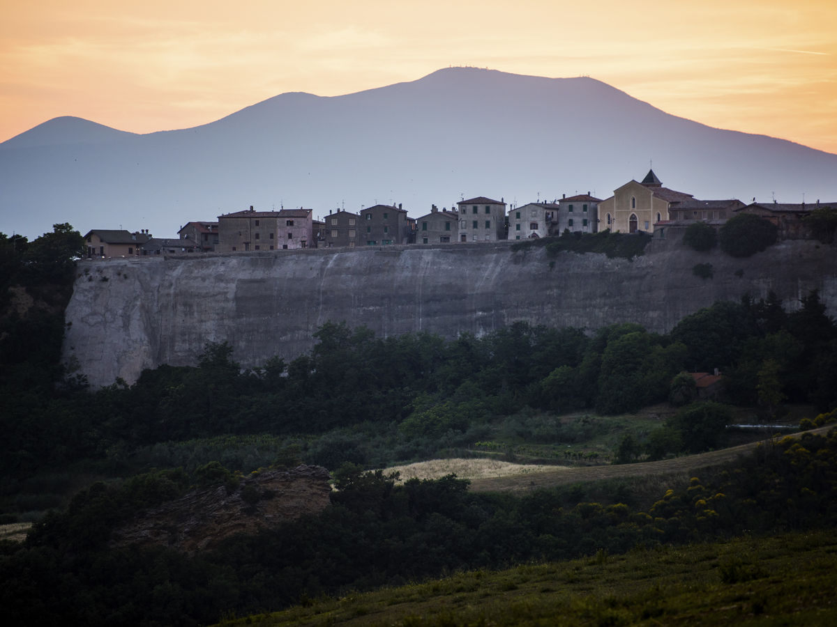 Blick auf die Altstadt von Trevinano