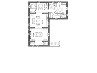 Villa Acquapendente Pianta del piano 41