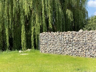 Blick in den Wellnessgarten.