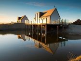 Die Außenansicht der Villa Ruimte op Texel