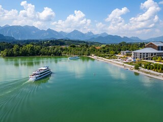 Forggensee und Festspielhaus