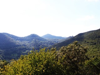 Blick auf das Tal in dem das Haus steht
