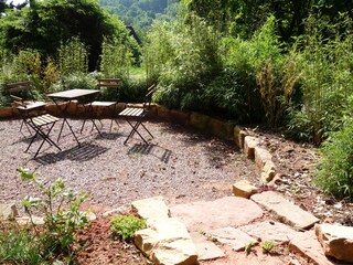 Die Sonnenterasse im Garten