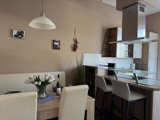 Essbereich in der Küche