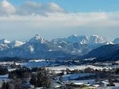 Blick Balkon auf die Zugspitze