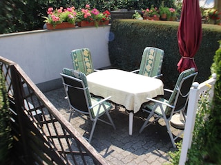 Sitzecke mit Grillmöglichkeit