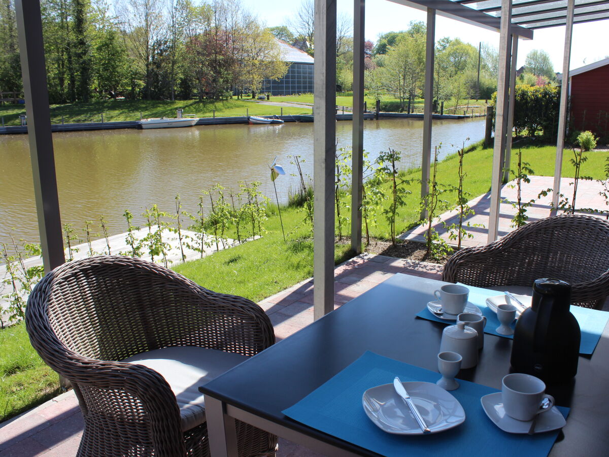 Frühstück mit Blick aufs Wasser