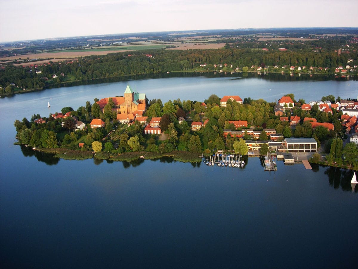 Nachbarort Ratzeburg aus der Luft