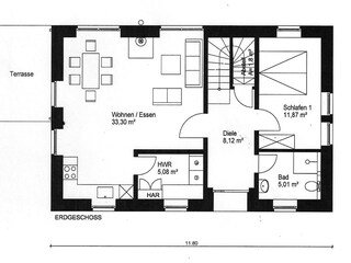 Maison de vacances Burhave Plan d'étage 22