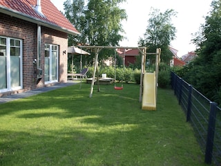 Playground and sunbathing lawn