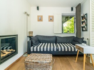 Die gemütliche Sitzecke mit Gaskamin