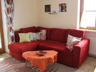 Sofa in Wohnküche