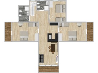 Apartamento de vacaciones Gsies Plano de planta 22