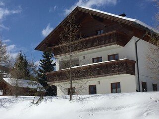 Die "Villa" im Schnee