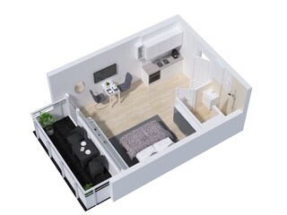 Apartamento de vacaciones Westerland Plano de planta 21