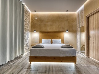 bed with secret lighting